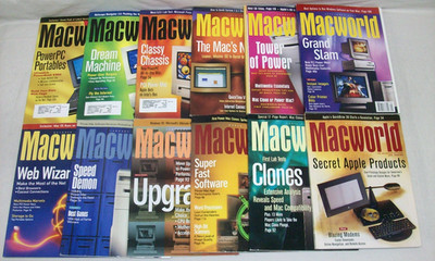12 Issues of ''Macworld'' Essential Macintosh Magazines 1995 Complete Year EXL Cnd