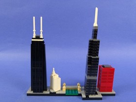 Lego Architecture: Chicago Set 21033 Complete Set