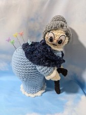 Handmade Crochet Granny Pincushion - Sewing, Crafts, Decoration, Plush, Novelty