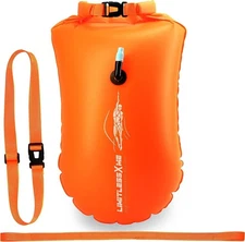 Swim Buoy & Drybag - for Swimmers, Open Water and Triathlon. Pull Buoy for Ad...