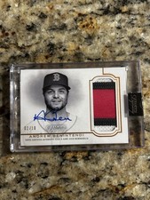 2020 Topps Dynasty Andrew Benintendi Patch Auto 2/10