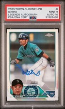 2023 Topps Chrome Update Series - Chrome Legend Autographs Ichiro Suzuki /50 