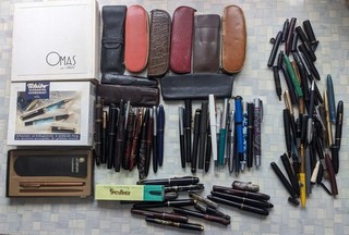 Big Lot of Fountain Pens and Spare Parts (weight more than 2 kg)