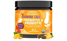 Llama Naturals Kids Real Fruit - Peach Mango 60 ct - 4 pack New Sealed