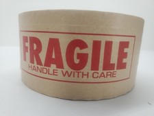 Partial Roll 3" Reinforced Water Activated Kraft Tape Heavy Duty Gummed Paper