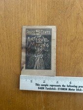 Antique 1890s Art of Love Making Chapbook - N...