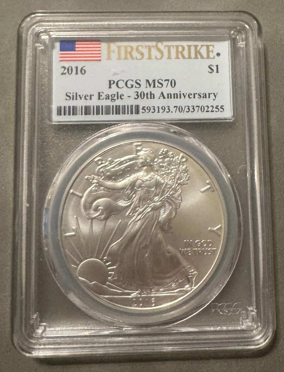 American Eagle MS 70 Graded 2016 Silver Bullion Coins for sale | eBay