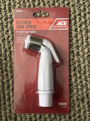 NIP Ace Kitchen Sink Spray White 4070843 #81v