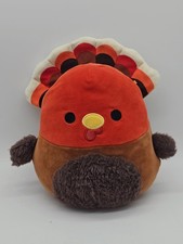 Squishmallows Thanksgiving Turkey Plush ULANA Kellytoy Stuffed Animal Soft 10"