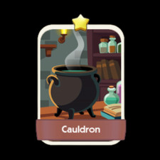 Cauldron 1 Star Monopoly Go Sticker