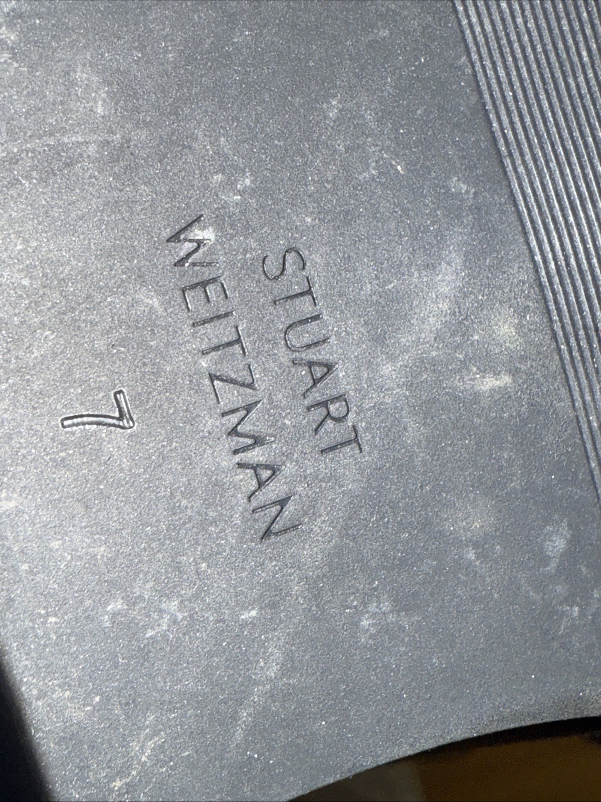 Stuart Weitzman 5050 Black Suede Over The Knee Tall Boots Women 7 Back Stretch