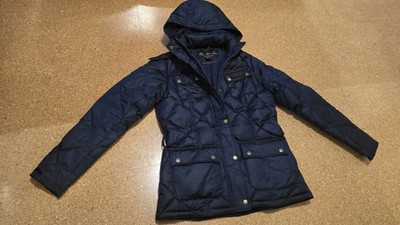 Barbour International Damen Daunenjacke, blau