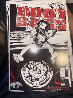 Body Bags 3 The Hard Way #1 Cover B Jason Pearson B&W Variant 12 Gauge VF/NM