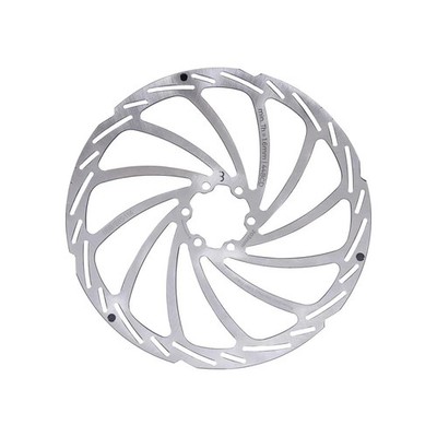 BBB Cycling BBB Bremsscheibe Power Stop 203mm silber - kraftvolle Scheibenbre...
