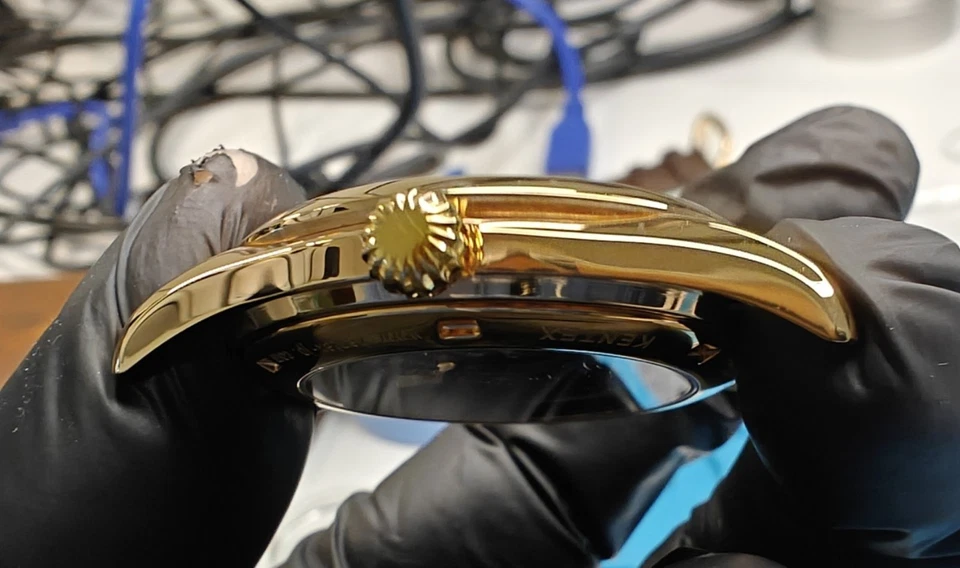 Reloj de vestir Kentex ESPY edición limitada 88 piezas oro marrón Foto 3 de 4