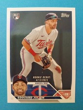 2023 Topps Update Series Rookie Debut Edouard Julien RC #US46 Twins