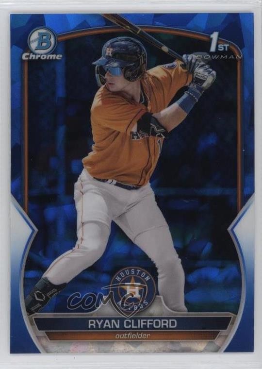 2023 Bowman Sapphire Edition Chrome Prospects Ryan Clifford #BCP-10 1nx2