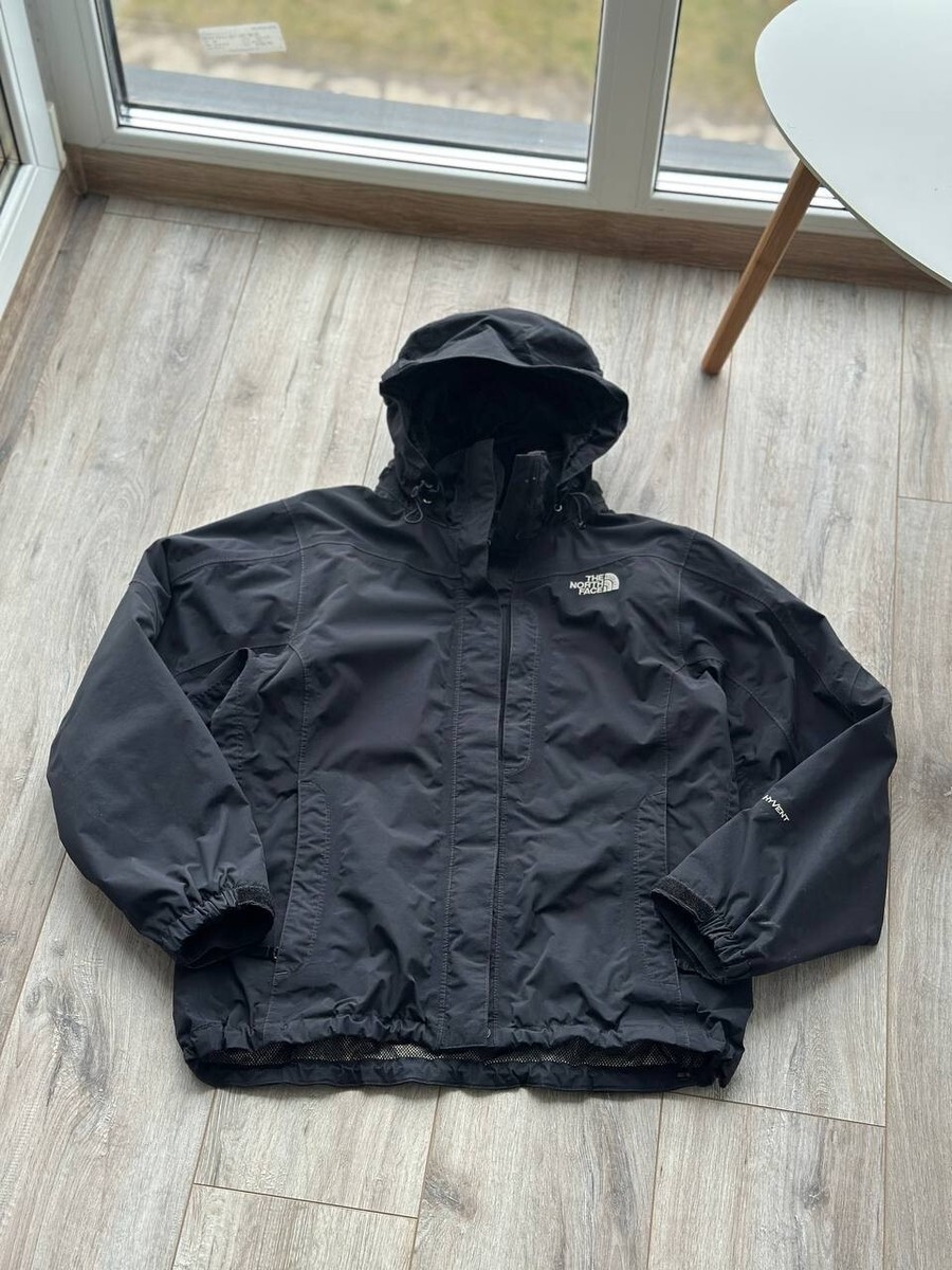 THE NORTH FACE HYVENT ウィンドブレーカー 中綿 ブラック The North Face Jacket Black Ledies size Medium HyVent