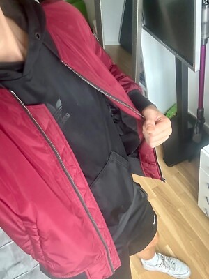 Urban Classics Vintage Man Bomber Satin Silky Glanz Jacket Nylon