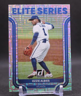 Ozzie Albies #ES-12 2022 Donruss Elite Series Vector Atlanta Braves