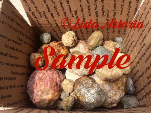 Unopened Geodes Mixed Variety Large Box Natural Quartz Kentucky Crystal 18-20Lbs - Picture 3 of 10
