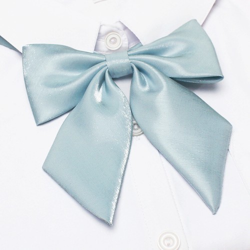 Womens Girls School Uniform Bow Tie JK Japanese Collar Bow Sailor Style Solid⊙ - Picture 7 of 24