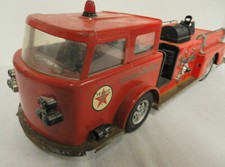 1960 BUDDY L TEXACO FIRE CHIEF STEEL TRUCK SEE SCANS VG