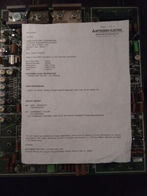 Mitsubishi BD624A785G53 Pcb Circuit Board****CERTIFIED*******