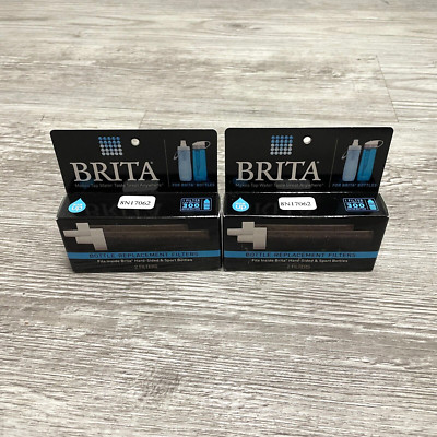 2 X Brita Filter Water Bottle Replacement 2 Pack For Hard Sided & Sport Bottles