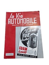 La Vie Automobile Vintage French Automotive Magazine October 1952 No. 1456