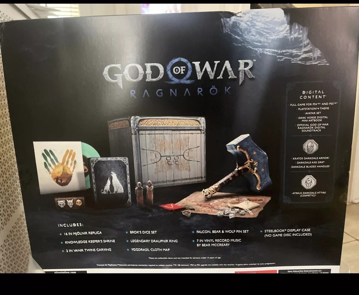 Playstation God of War Ragnarök Collector's Edition Video Game Bundle - US