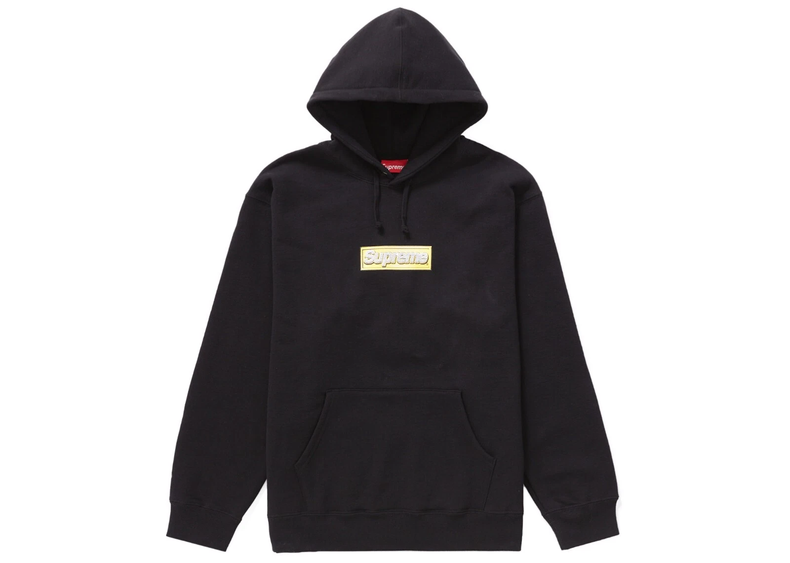 Sweat shirt à capuche logo Supreme Bling Box noir SS22   LIVRAISON MAINTENANT ✈️