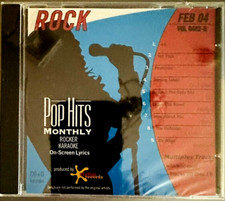 Karaoke Pop Hits Monthly Karaoke Pop Feb. 04 CD G Vol 0402-R Brand New