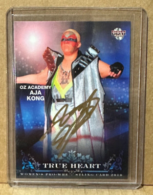 Aja Kong 2010 BBM True Heart Authentic Autograph #25 (#12/30) RARE SP OZ Academy