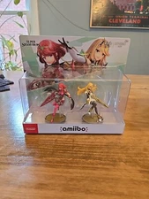 Nintendo Super Smash Bros Pyra & Mythra Amiibo 2 Pack Character Figure Xenoblade