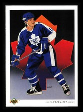 Gary Leeman 1990-91 Upper Deck Hockey NHL #310a Toronto Maple Leafs