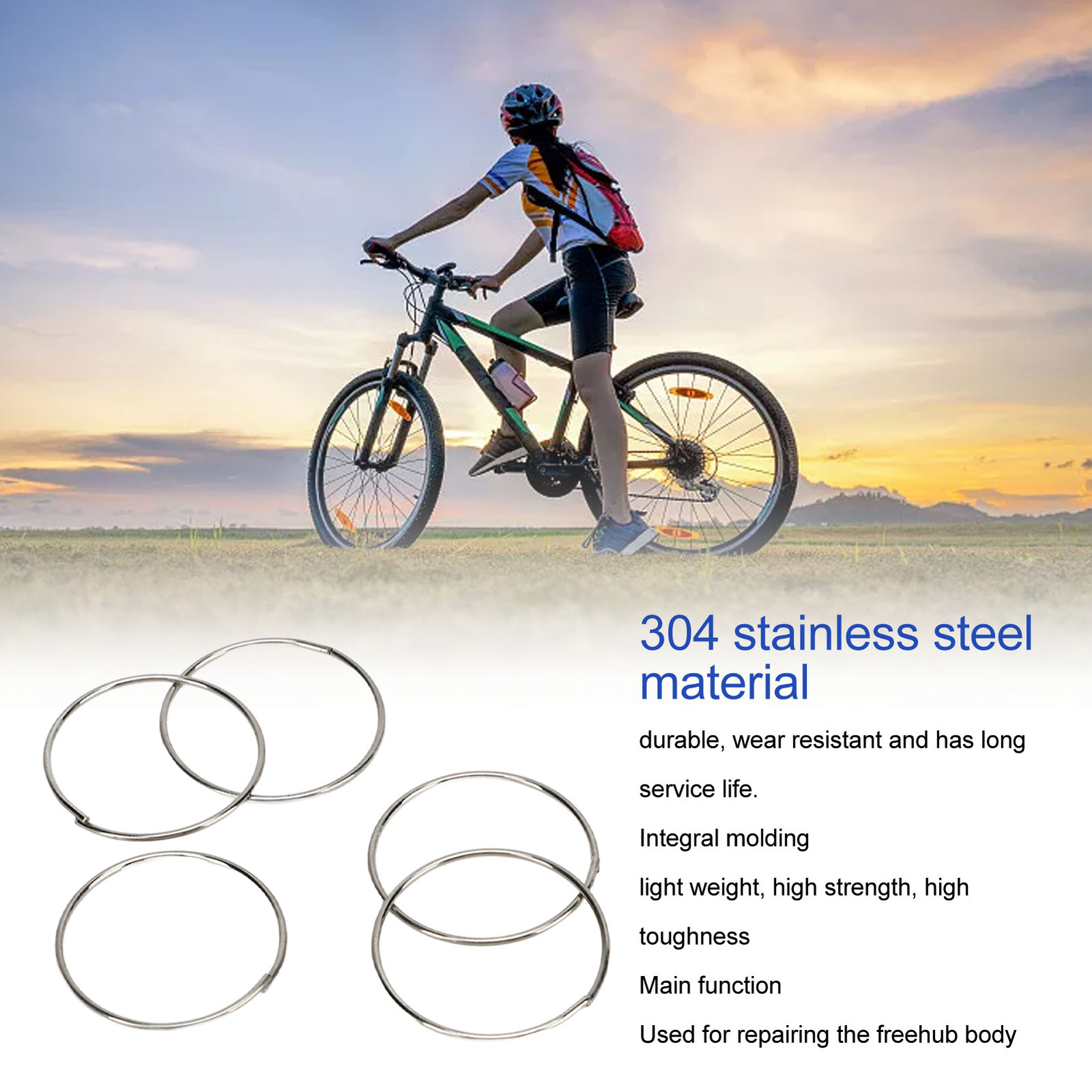 5Pcs  Freehub Spring Stainless Steel Tower Base Spring For Fulcrum FF