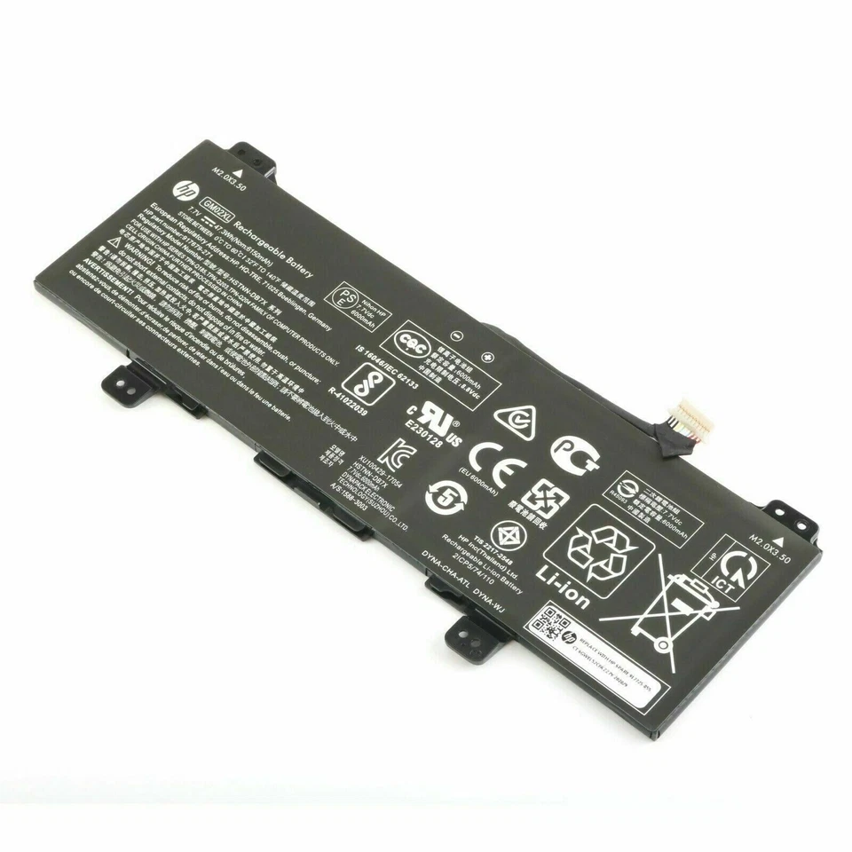 Bateria GM02XL original do fabricante para HP Chromebook 14 G5 14-CA000NA 11 G6 G7 EE X360 - Imagem 2 de 4