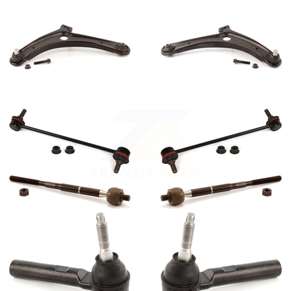 Jeep Patriot Compass Front Suspension Control Arm Ball Joint Tie Rod End Link Kit 8Pc
