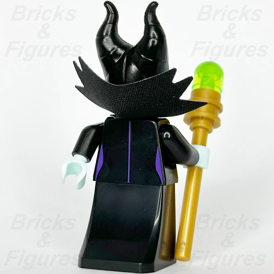 LEGO Disney Maleficent Minifigure Disney 100 Sleeping Beauty 43227 dis127 Witch - Image 3 of 3