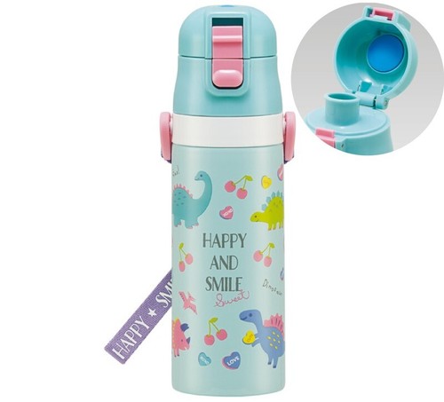 Skater Children’s Stainless Steel Water Bottle – 20.3 Fl Oz (600ml), Direct Drinking Spout, Cold Insulation, Kid-Friendly - View #3