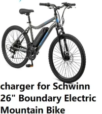 🔥Li-ion Lithium Battery Charger for Schwinn 26" Boundary Electric Mountain Bike