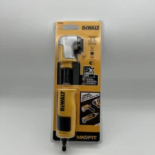 New NIP DeWalt MAXFIT 2-Piece Right Angle Attachment, 1/4" Shank. Model # DWAMRA