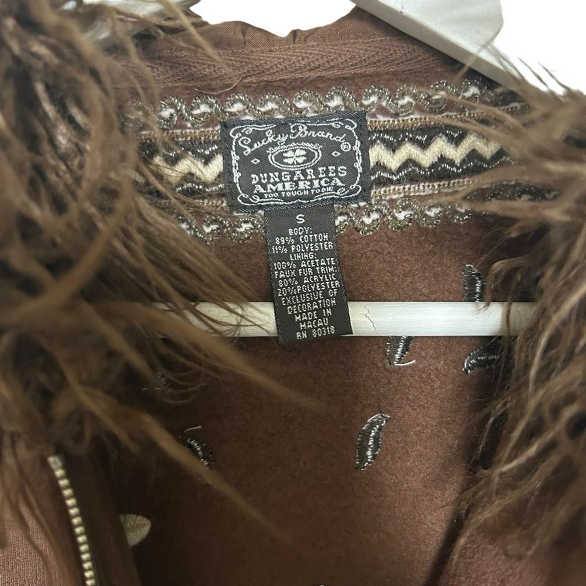 RARE Y2K Lucky brand zip up hoodie sweatshirt Veronica Mars