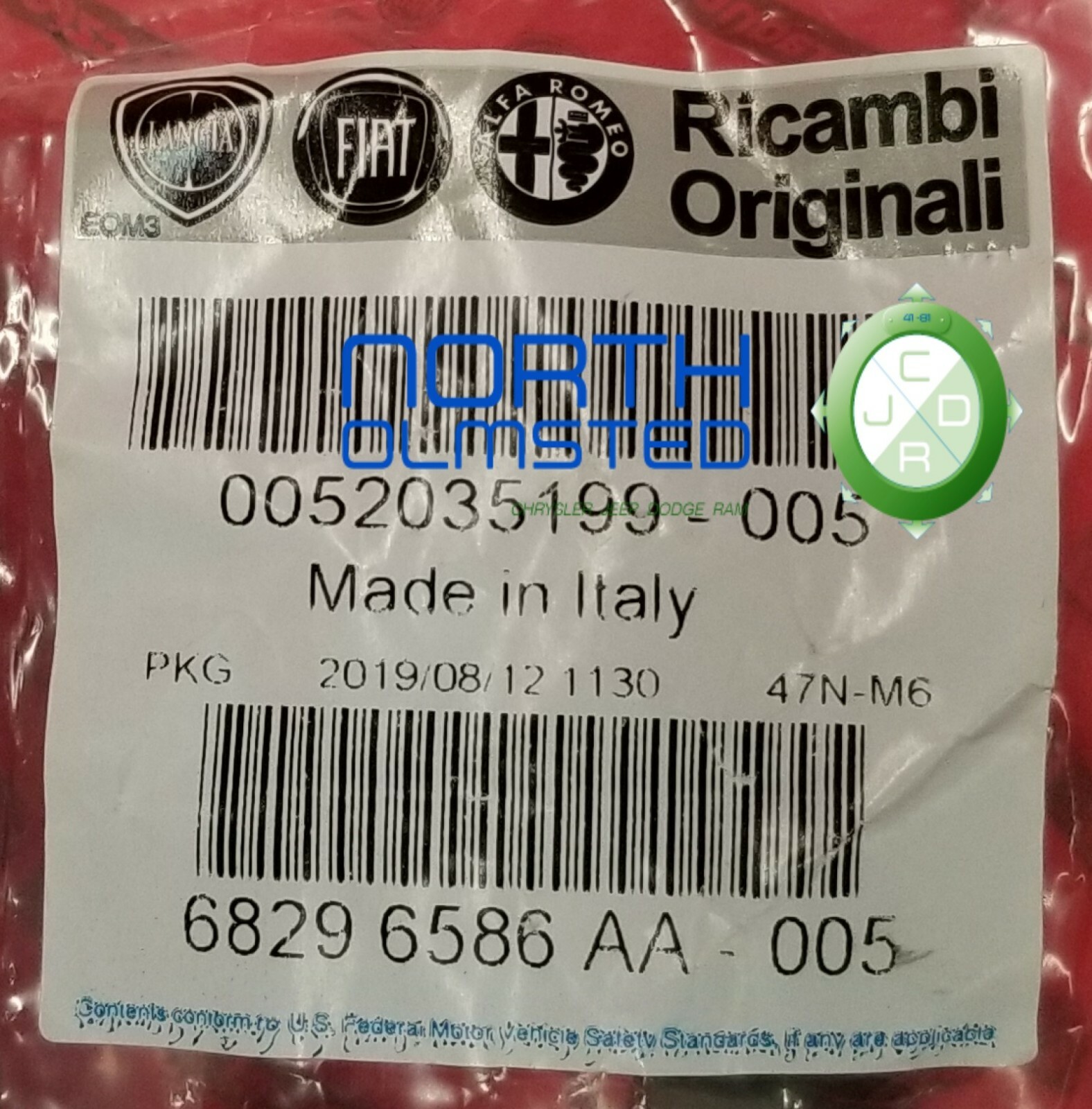 20152020 Jeep Renegade Qty 1 Lug Nut Wheel Stud Bolt NEW Mopar OEM