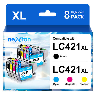 SET PATRONEN XL Für Brother LC-421 DCP-J 1050DW 1140DW 1800 DW MFC-J 1010DW