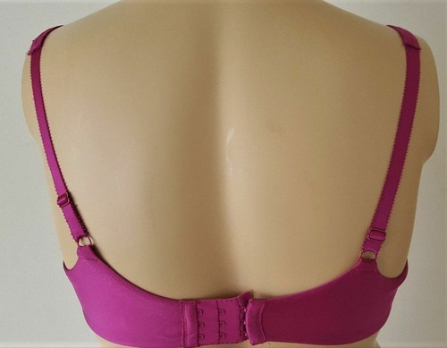 APT. 9 INTIMATES UNLINED Floral Lace DARK PINK BRA Everyday Elegance Underwire - Picture 3 of 3