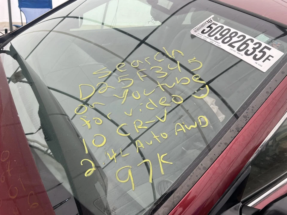 Used Front Left Door Window Regulator Front fits: 2010 Honda Cr-v electric Front - Image 2 of 4