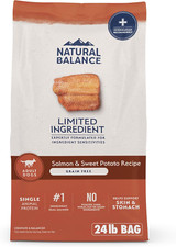 Limited Ingredient Adult Grain-Free Dry Dog Food, Salmon  Sweet Potato Recipe,