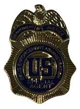 New Authentic DEA Special Agent Drug Enforcement Administration Lapel Hat Pin
